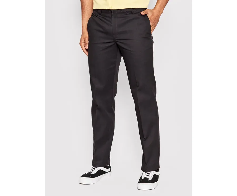 obrazek 1 Dickies Spodnie materiałowe Work DK0A4XK9BLK Czarny Slim Fit