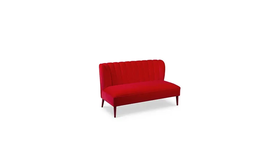 obrazek 1 Czerwona portugalska dwuosobowa sofa