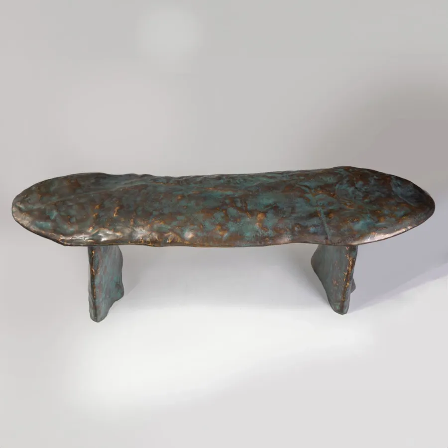 obrazek 2 Ławka mosiężna do dekoracji wnętrz i ogrodów