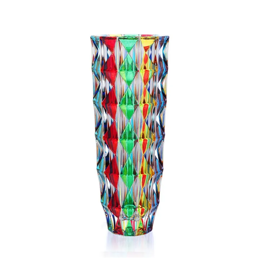 obrazek 1 Designerski kryształowy wazon z Włoch (33 cm)