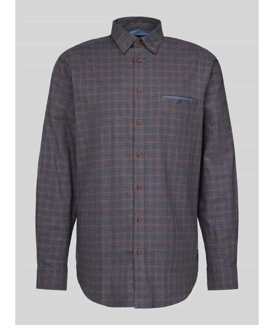 obrazek 1 Koszula casualowa o kroju regular fit z brustaszą