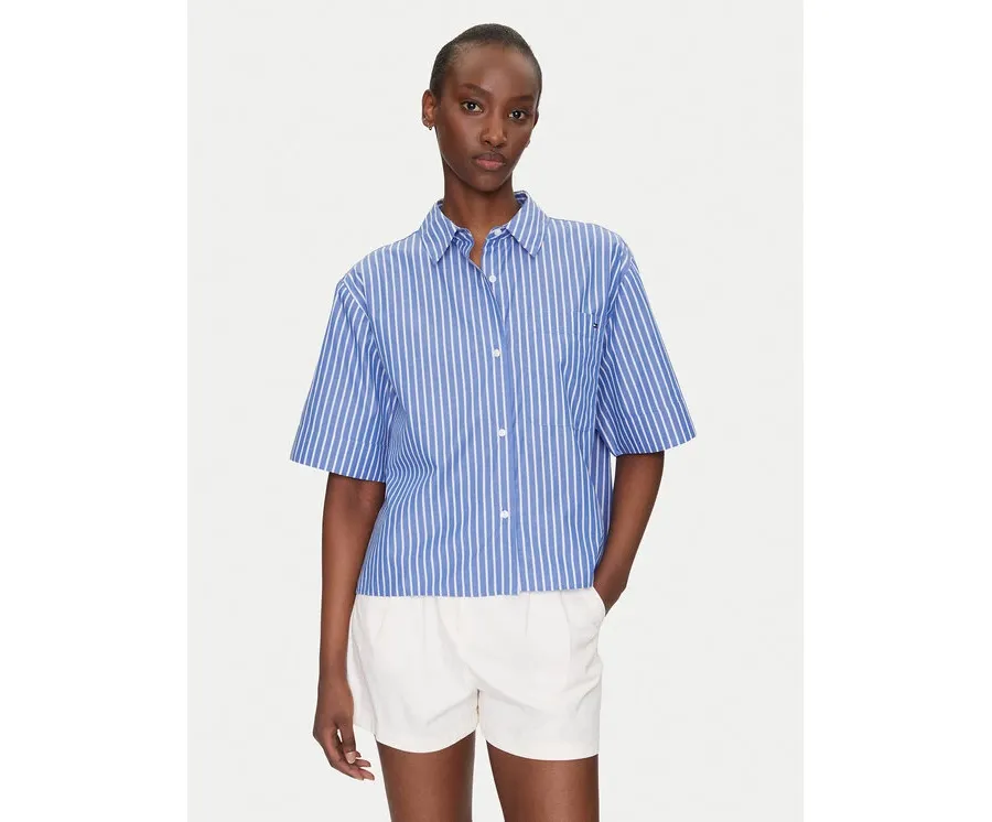 obrazek 1 Tommy Hilfiger Koszula WW0WW44717 Niebieski Boxy Fit