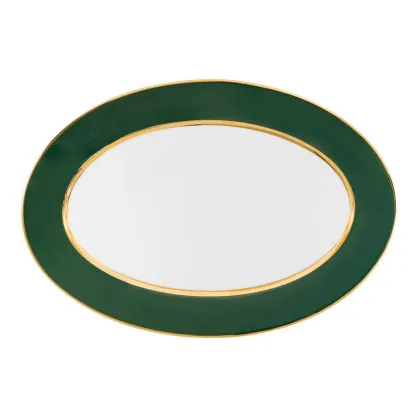 Zdjęcie Luksusowy półmisek owalny z porcelany