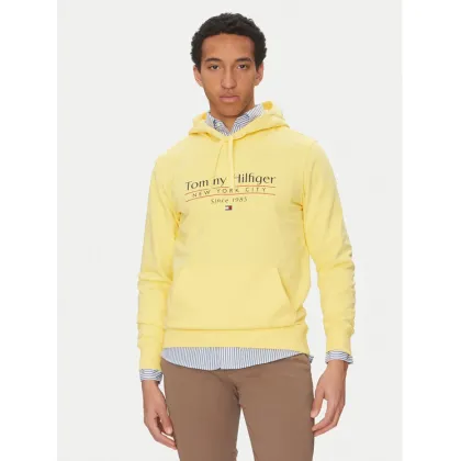 Zdjęcie Tommy Hilfiger Bluza Center Stack MW0MW38672 Żółty Regular Fit