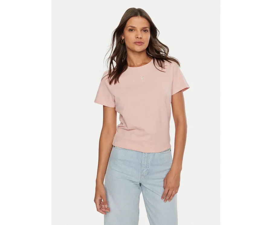 obrazek 1 Guess T-Shirt W4BI13 KCJI0 Różowy Regular Fit