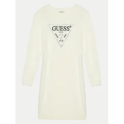 Zdjęcie Guess Sukienka dzianinowa J4BK11 Z3K20 Écru Regular Fit