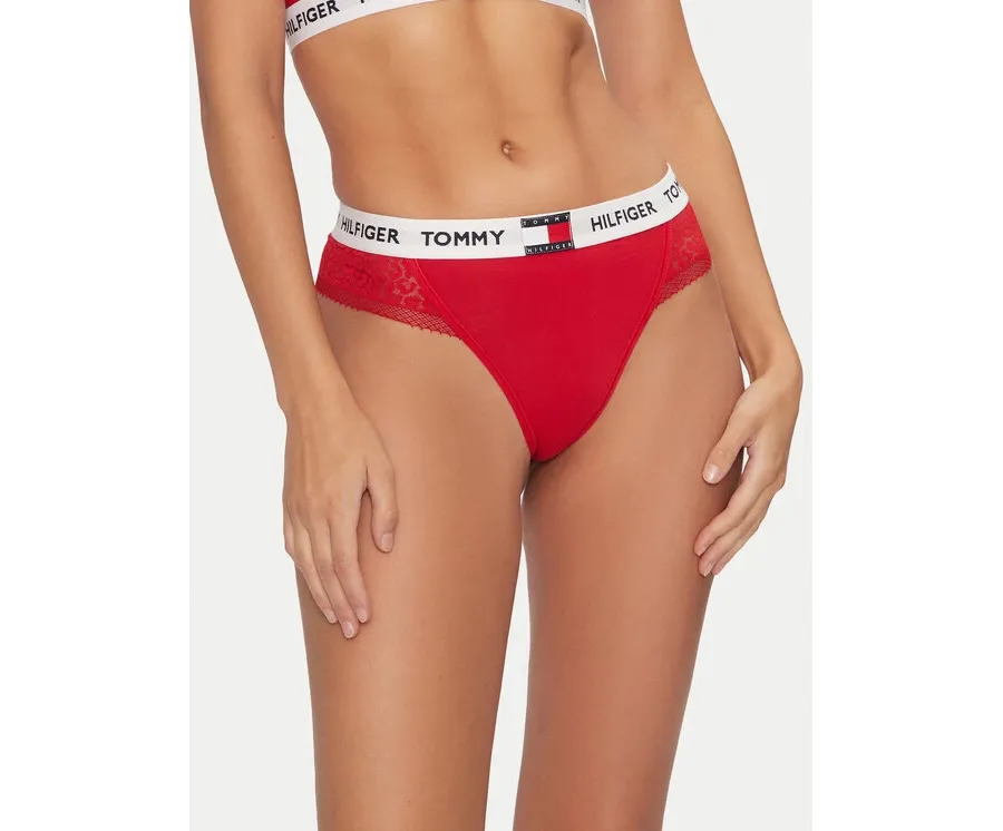 obrazek 1 Tommy Hilfiger Stringi UW0UW05619 Czerwony
