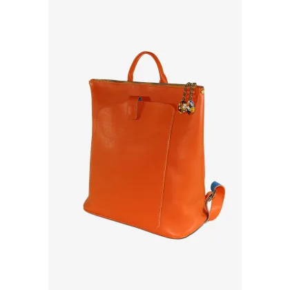 Zdjęcie Ponadczasowy włoski plecak wykonany ze skóry - Terrida