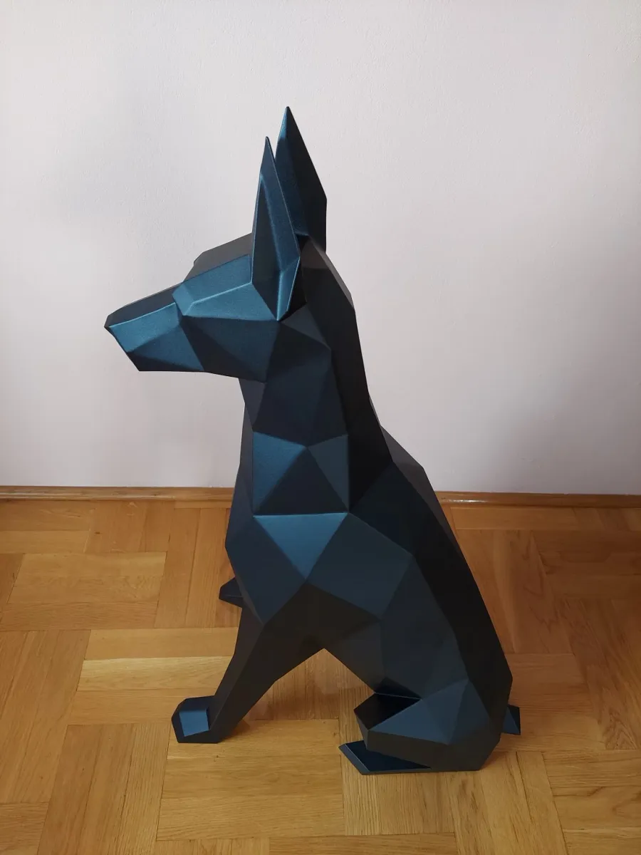 obrazek 8 Luksusowa rzeźba dekoracyjna - pies Doberman
