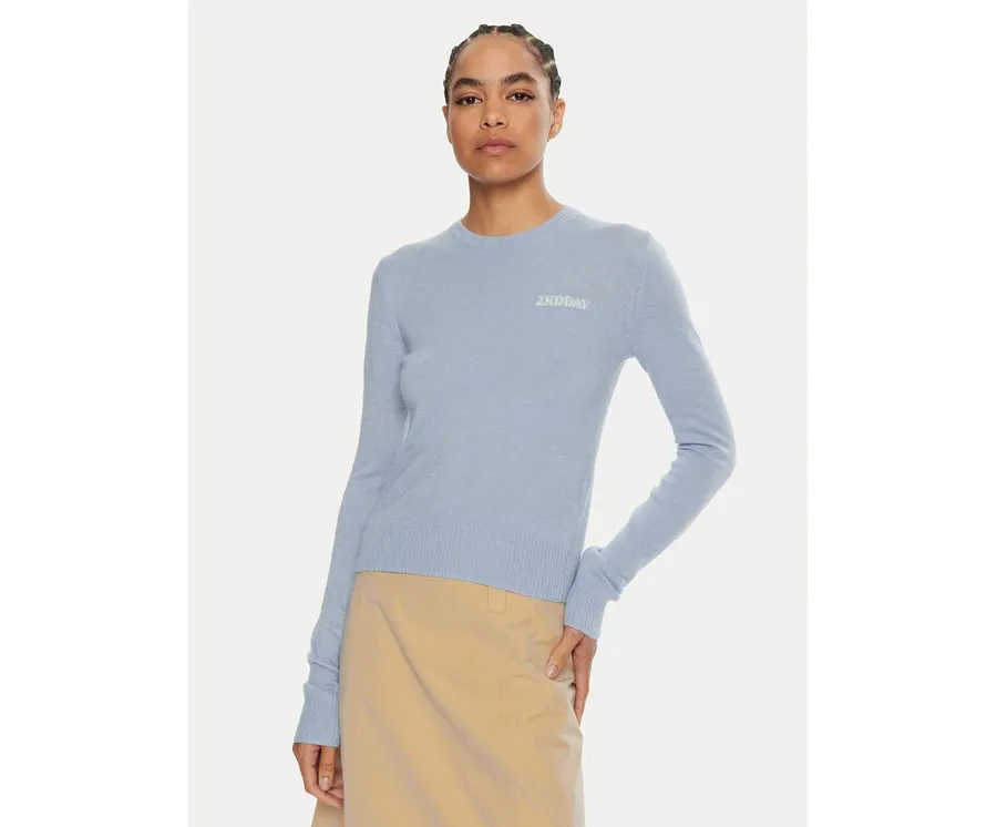 obrazek 1 2NDDAY Sweter Lance 2245343408 Niebieski Regular Fit