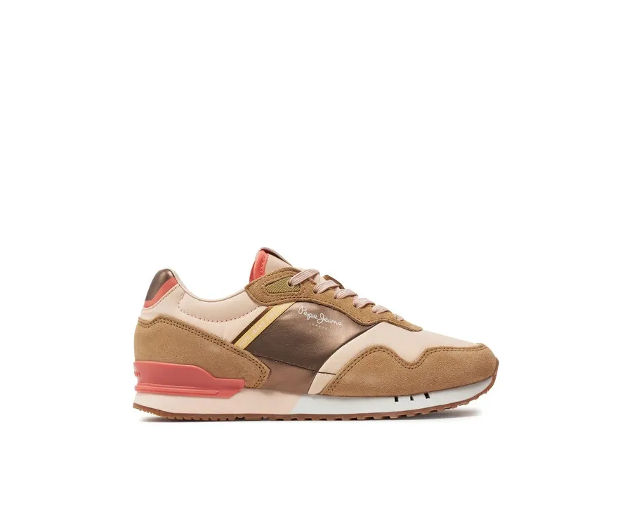 obrazek 1 Pepe Jeans Sneakersy London Glam W PLS40006 Beżowy