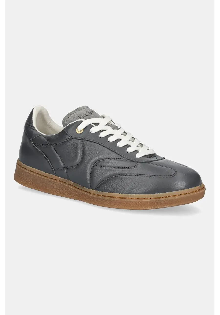 obrazek 1 Filling Pieces sneakersy skórzane Sprinter Fussquilt męskie kolor szary 68660061002