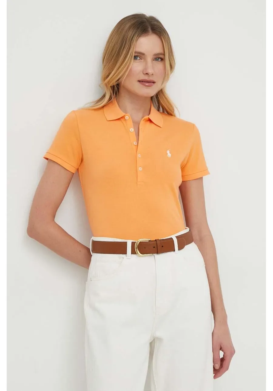obrazek 1 Polo Ralph Lauren polo damski kolor pomarańczowy