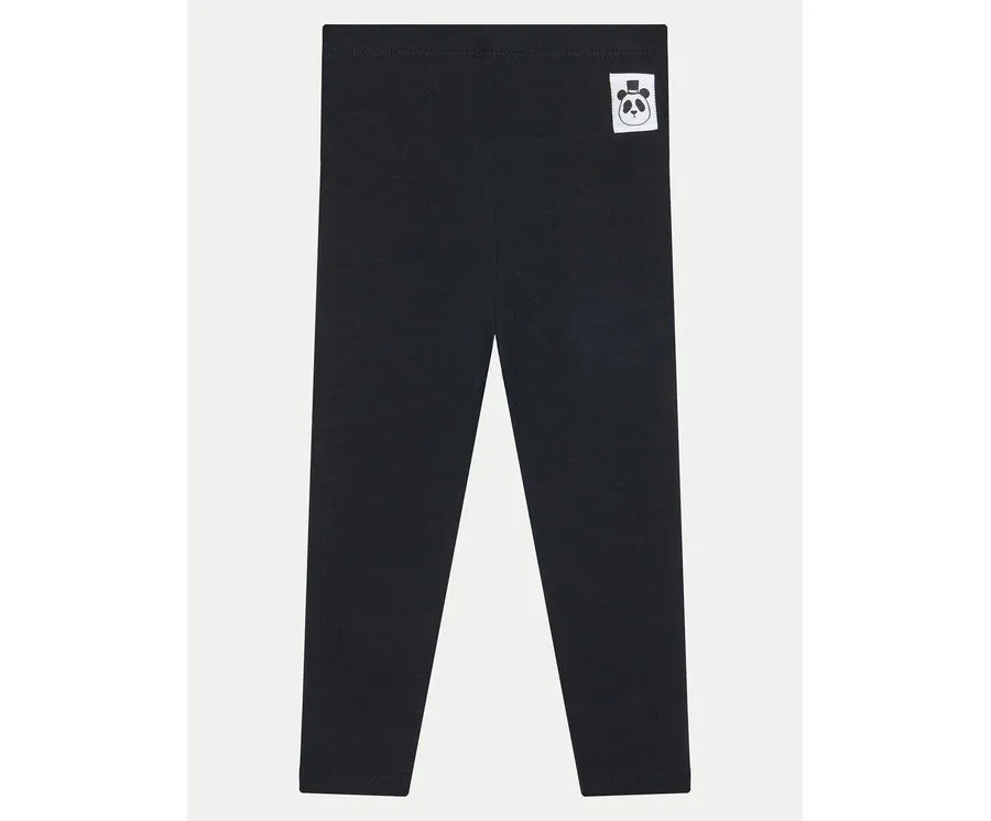 obrazek 1 Mini Rodini Legginsy Basic 1000000999 Czarny Slim Fit MINI RODINI