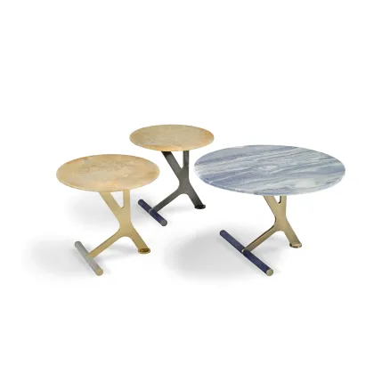 Zdjęcie Designerski, okrągły stolik kawowy Ø50cm - Ulivi Salotti