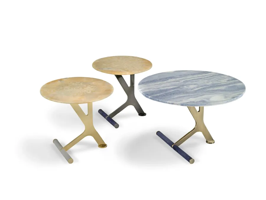 obrazek 1 Designerski, okrągły stolik kawowy Ø50cm - Ulivi Salotti