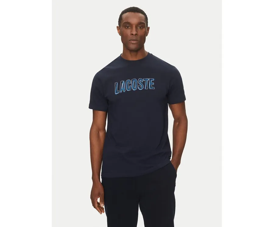 obrazek 1 Lacoste T-Shirt TH8916 Granatowy Regular Fit