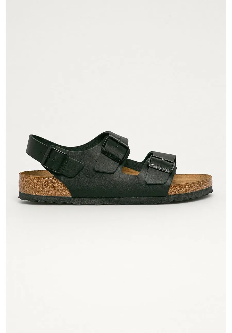 obrazek 1 Birkenstock sandały nubukowe Milano kolor czarny 34191