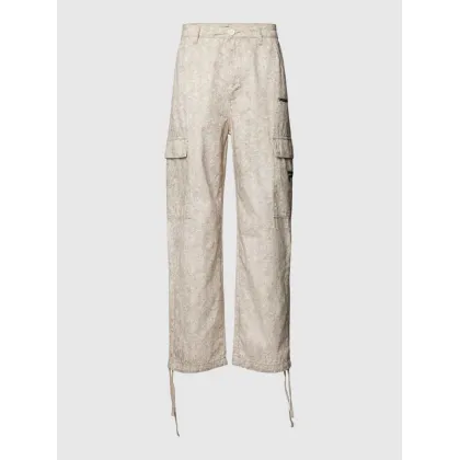 Zdjęcie Spodnie cargo ze wzorem moro model ‘CARVAN’