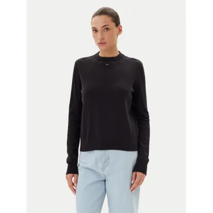 Zdjęcie Tommy Jeans Sweter Essential DW0DW20159 Czarny Regular Fit