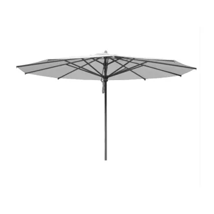 Zdjęcie Stylowy parasol teleskopowy z okrągłym centralnym aluminiowym słupkiem do ogrodu