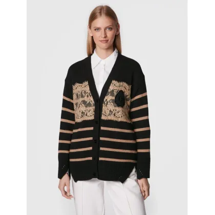 Zdjęcie Ermanno Firenze Kardigan N019EH8 Czarny Regular Fit