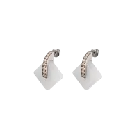 Picture Unique Eclipse earrings inspired by Art Deco style - Daum brand