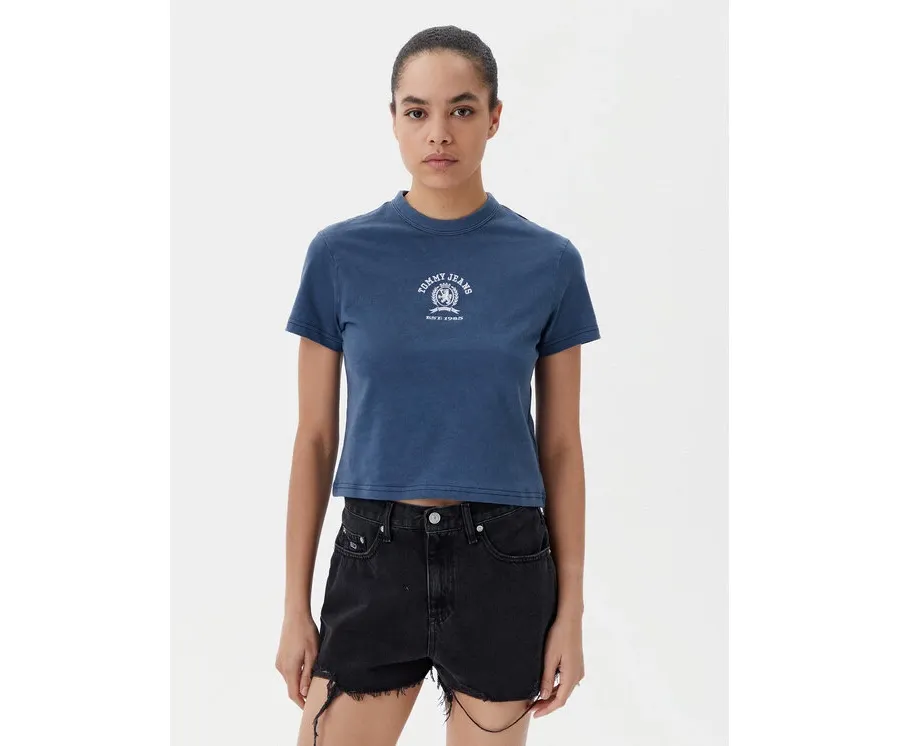 obrazek 1 Tommy Jeans T-Shirt Varsity DW0DW20317 Granatowy Regular Fit