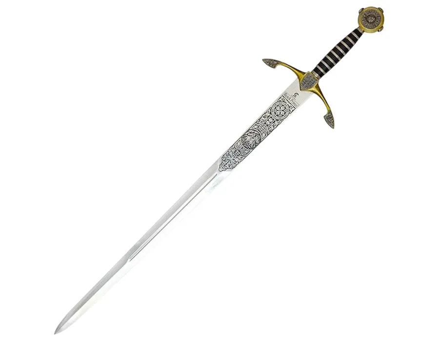 obrazek 7 Bogato zdobiony miecz czarnego księcia - dł. 112 cm