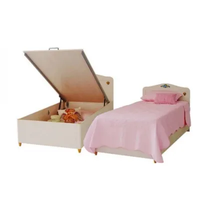 Zdjęcie Luksusowe łóżko ze schowkiem na pościel do pokoju dziewczęcego - Cilek
