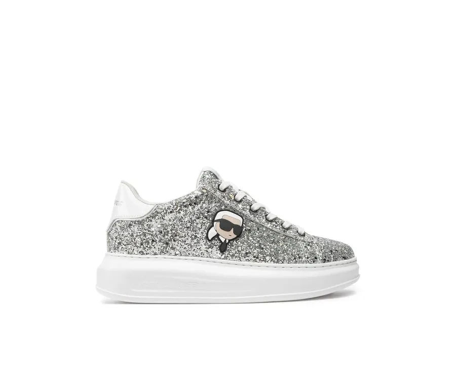 obrazek 1 KARL LAGERFELD Sneakersy KL62573N Srebrny