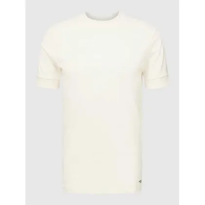Zdjęcie T-shirt z prążkowanym, okrągłym dekoltem model ‘ANTON’