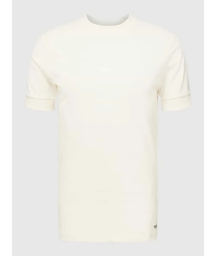 obrazek 1 T-shirt z prążkowanym, okrągłym dekoltem model ‘ANTON’