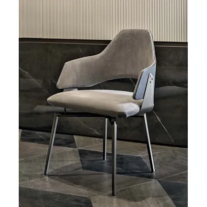 Zdjęcie Designerskie krzesło do apartamentu w stylu minimalistycznym