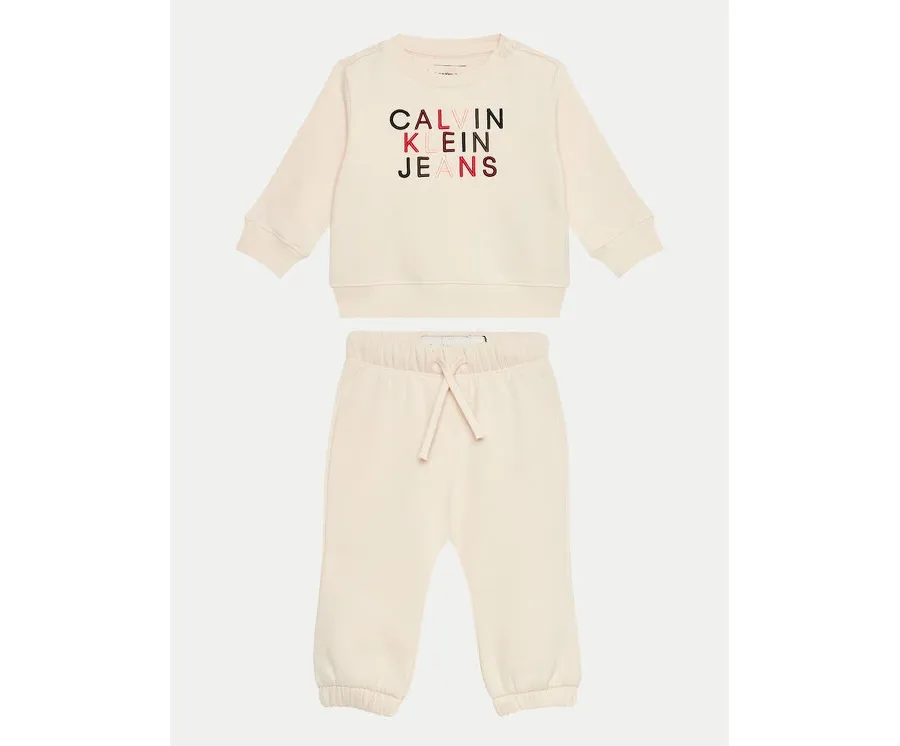 obrazek 1 Calvin Klein Jeans Bluza City Logo IN0IN00224 Beżowy Regular Fit