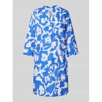 Zdjęcie Sukienka o długości do kolan z kołnierzem z lamówką