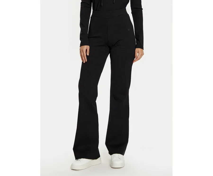 obrazek 1 Guess Spodnie dzianinowe V5RB06 KCLH0 Czarny Regular Fit