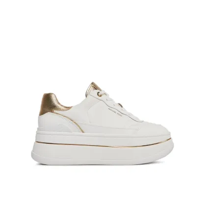 Zdjęcie MICHAEL Michael Kors Sneakersy Hayes Lace Up 43R4HYFS2L Złoty