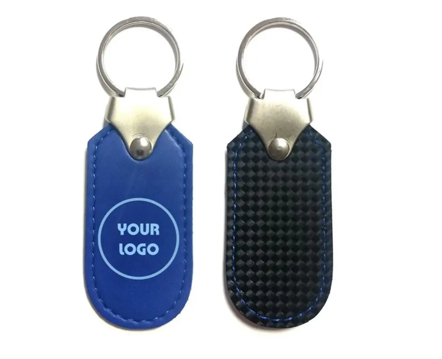 obrazek 1 Skórzany brelok personalizowany dla przedsiębiorstw