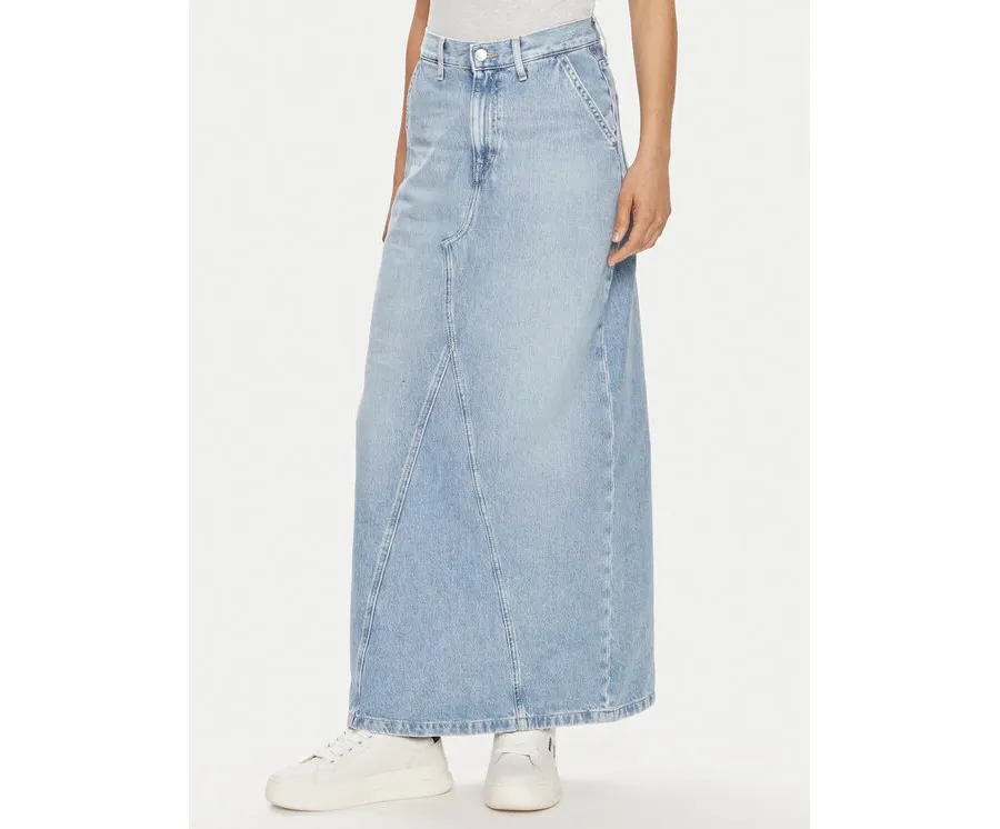 obrazek 1 Tommy Jeans Spódnica jeansowa Claire DW0DW19294 Niebieski Regular Fit