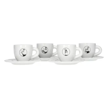 Zdjęcie Bialetti - Carousel - Zestaw 4 filiżanek z podstawką BIALETTI