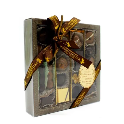 Zdjęcie Włoskie rzemieślnicze czekoladki, bombonierka na prezent