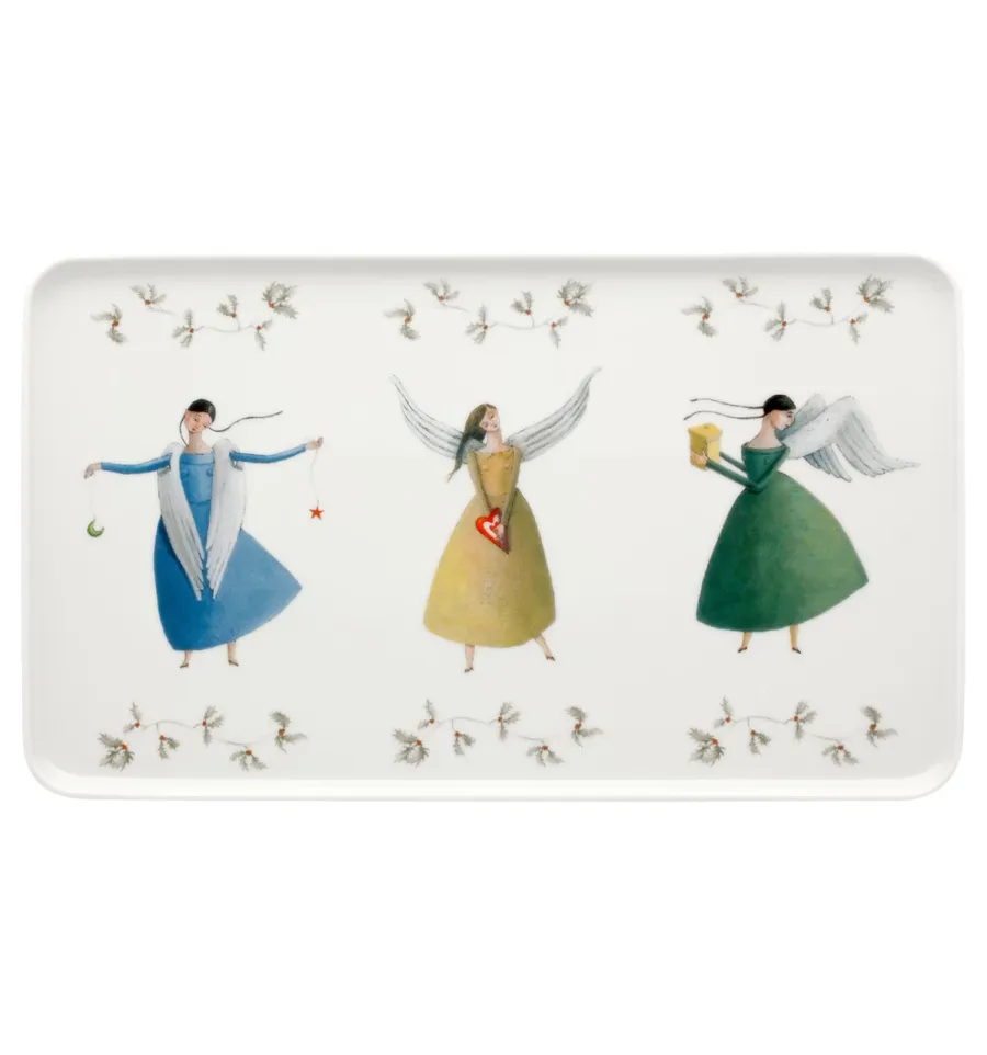 picture 1 Medium porcelain plate with angels - Vista Alegre