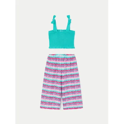 Zdjęcie Mayoral Komplet top i spodnie 3540 Kolorowy Relaxed Fit