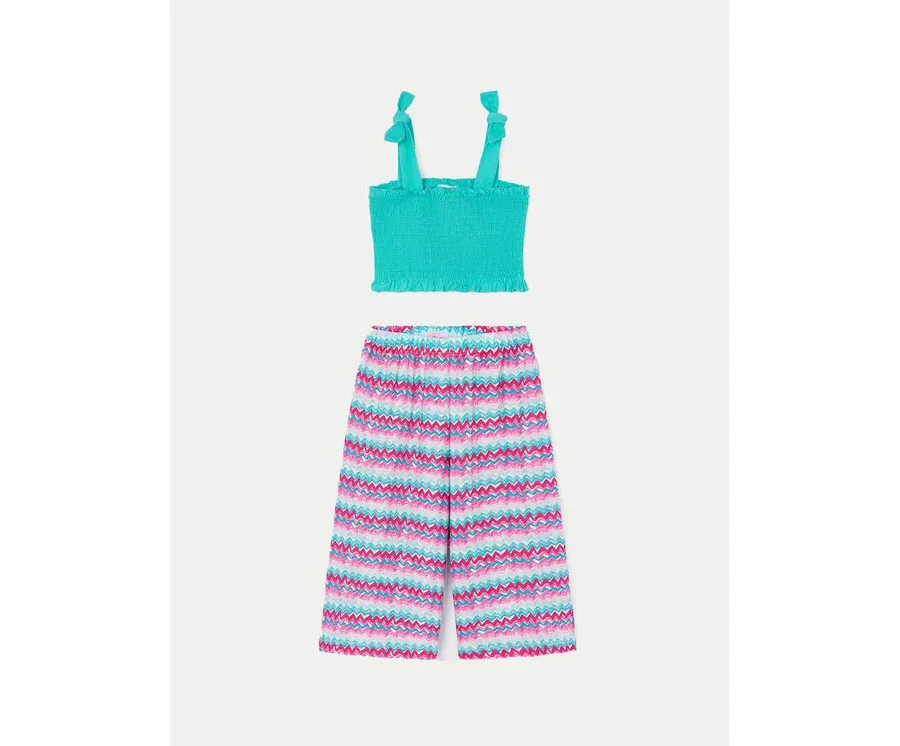 obrazek 1 Mayoral Komplet top i spodnie 3540 Kolorowy Relaxed Fit