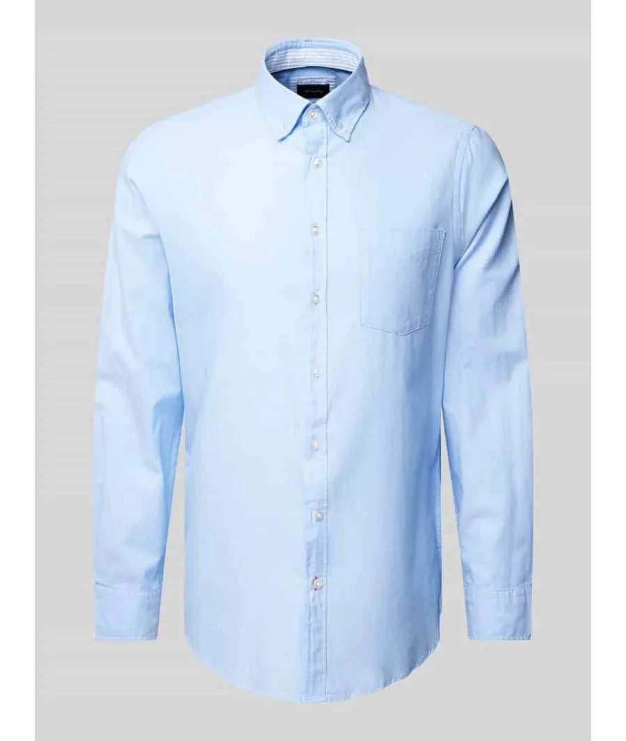 obrazek 1 Koszula casualowa o kroju regular fit z kieszenią na piersi