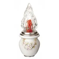 Picture Porcelain decorative lamp for a grave