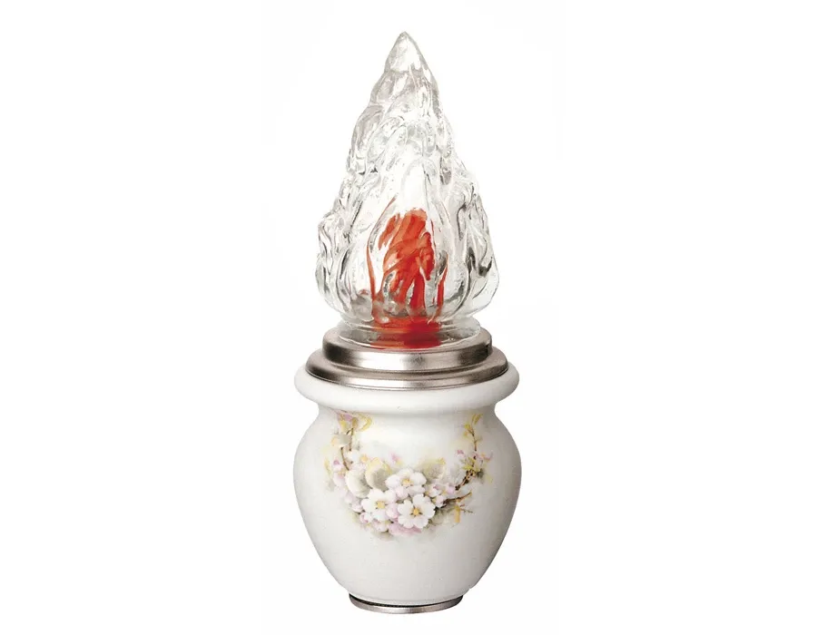 obrazek 1 Porcelanowa lampa dekoracyjna na grób