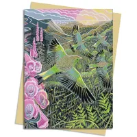 Picture Greeting Card Bundle (Annie Soudain: Foxgloves and Finches) - Flame Tree Publishing