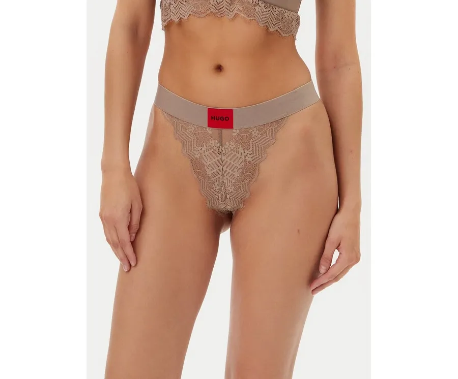 obrazek 1 HUGO Stringi 50535036 Beżowy